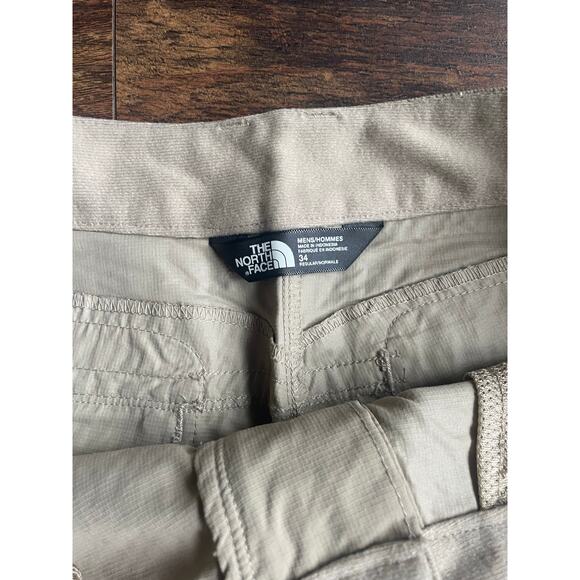 The North Face Men’s Pants Convertible Zip Off  Ripstop Nylon 34 Cargo Hiking - Picture 4 of 11